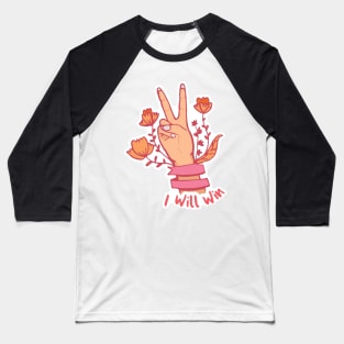 I will win - breast cancer awareness Baseball T-Shirt